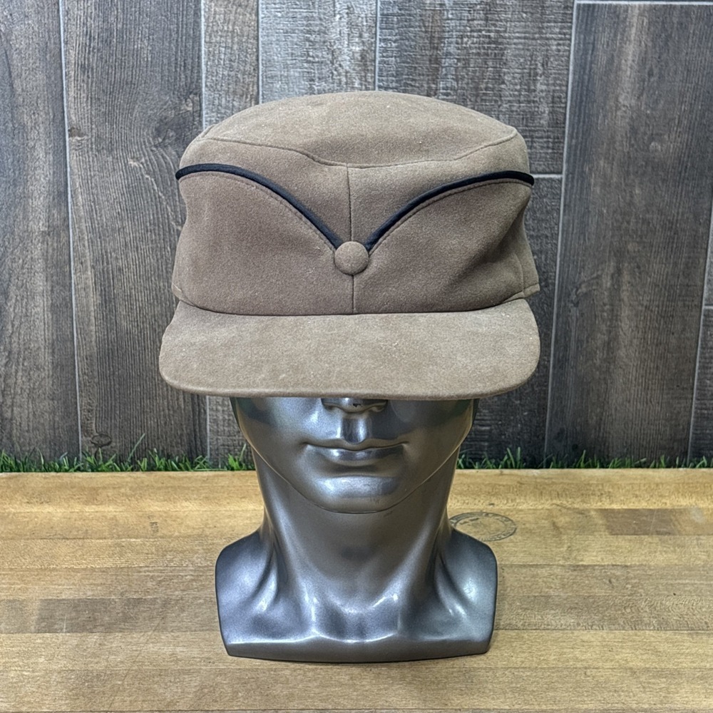 Vintage Military M43 Style Bergmutze Field Cap Cold War Surplus Size 7 1/8